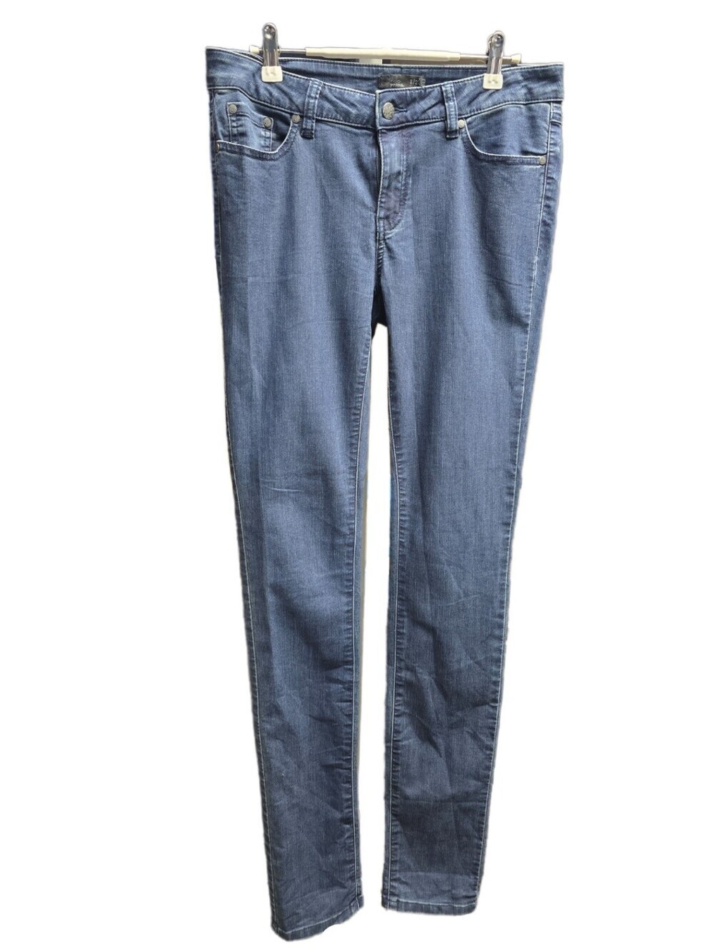 prAna Kayla Jean Womens Medium Blue Denim Sz. 8Tall